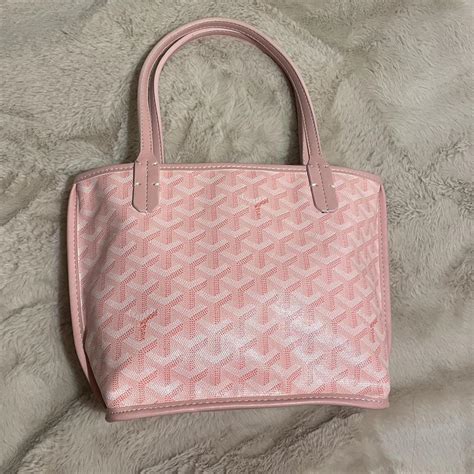 pink goyard small|goyard chevron pink.